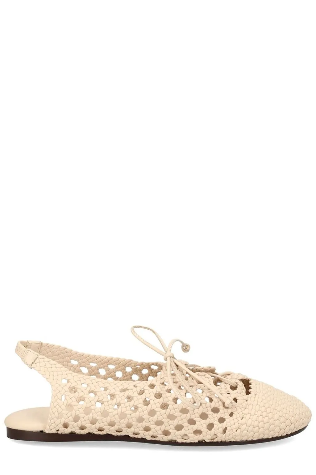 Hereu Sardana Woven Slingback Flat Shoes