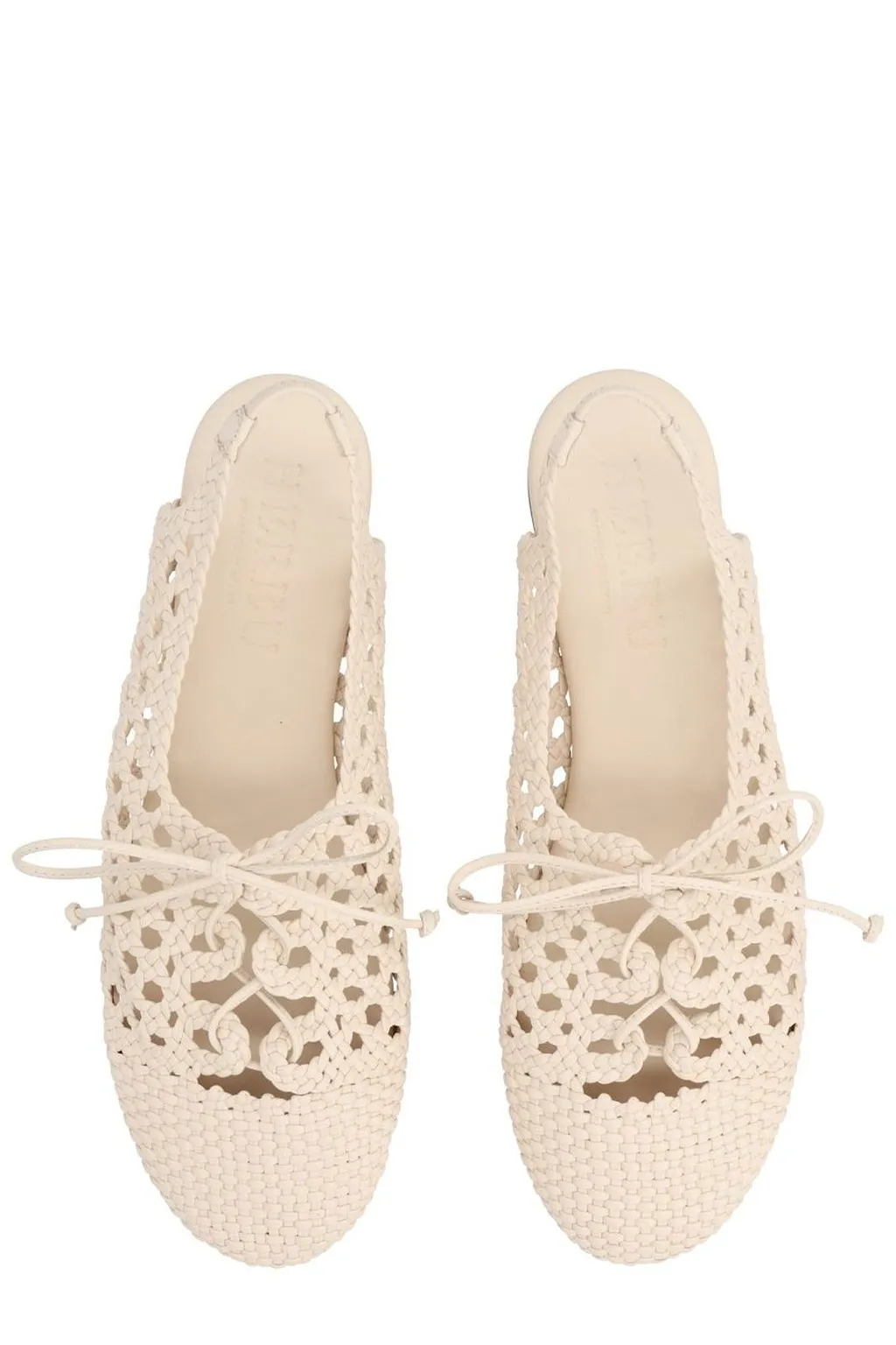 Hereu Sardana Woven Slingback Flat Shoes