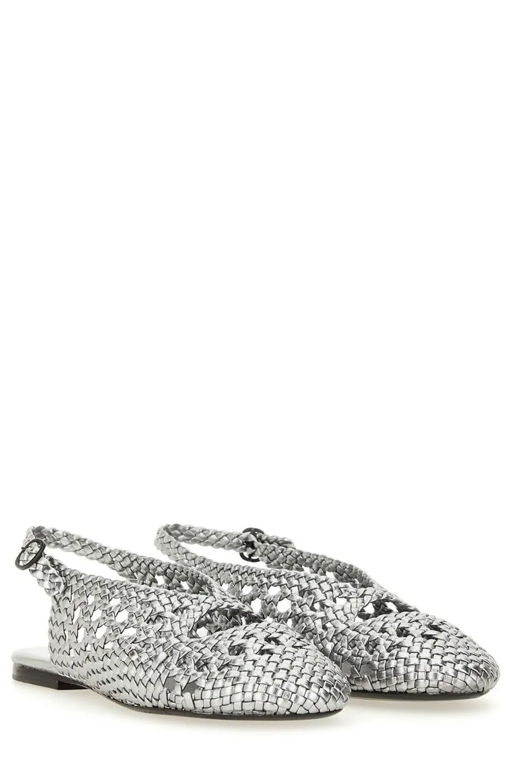 Hereu Slingback Braided Flat Shoes