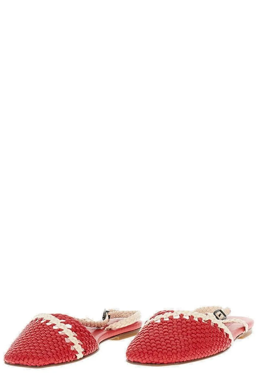 Hereu Rondaia Woven Asymmetrical Sandals