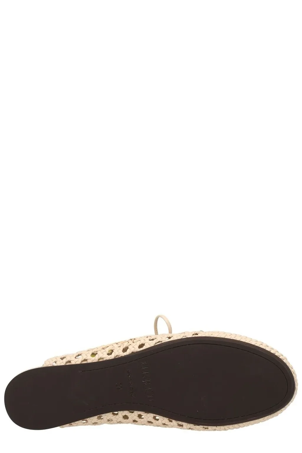 Hereu Sardana Woven Slingback Flat Shoes