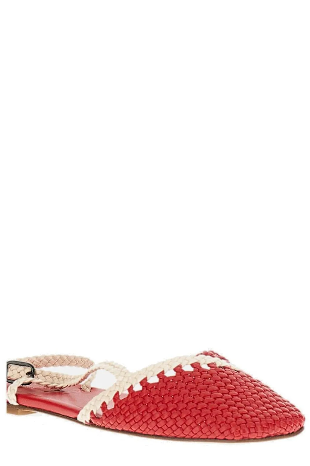 Hereu Rondaia Woven Asymmetrical Sandals