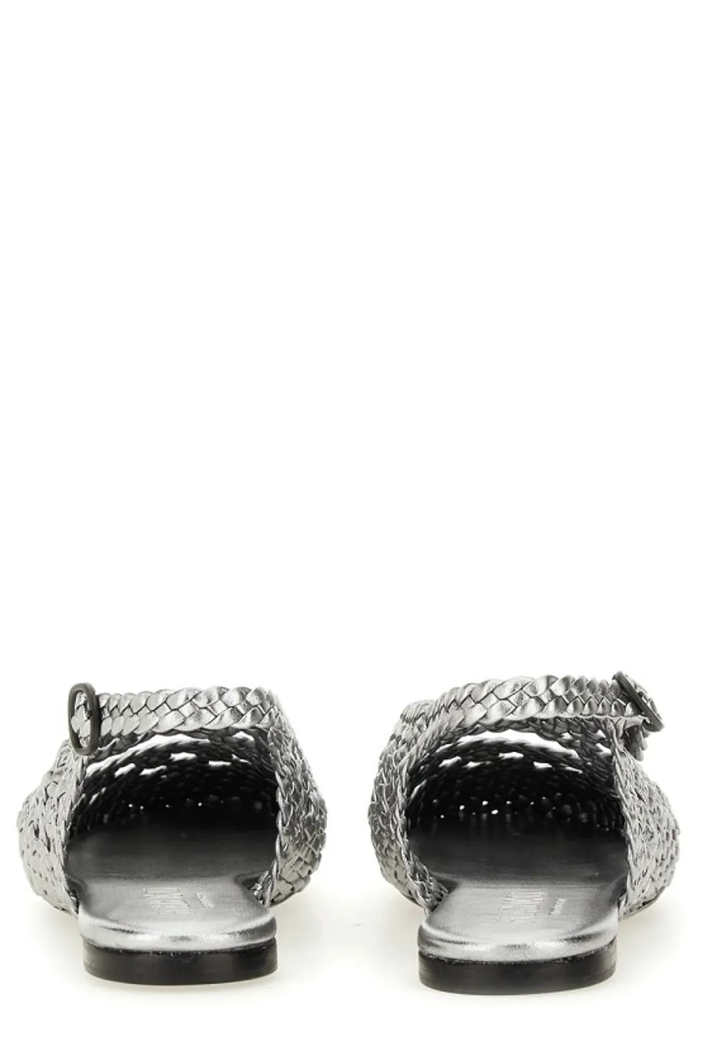 Hereu Slingback Braided Flat Shoes