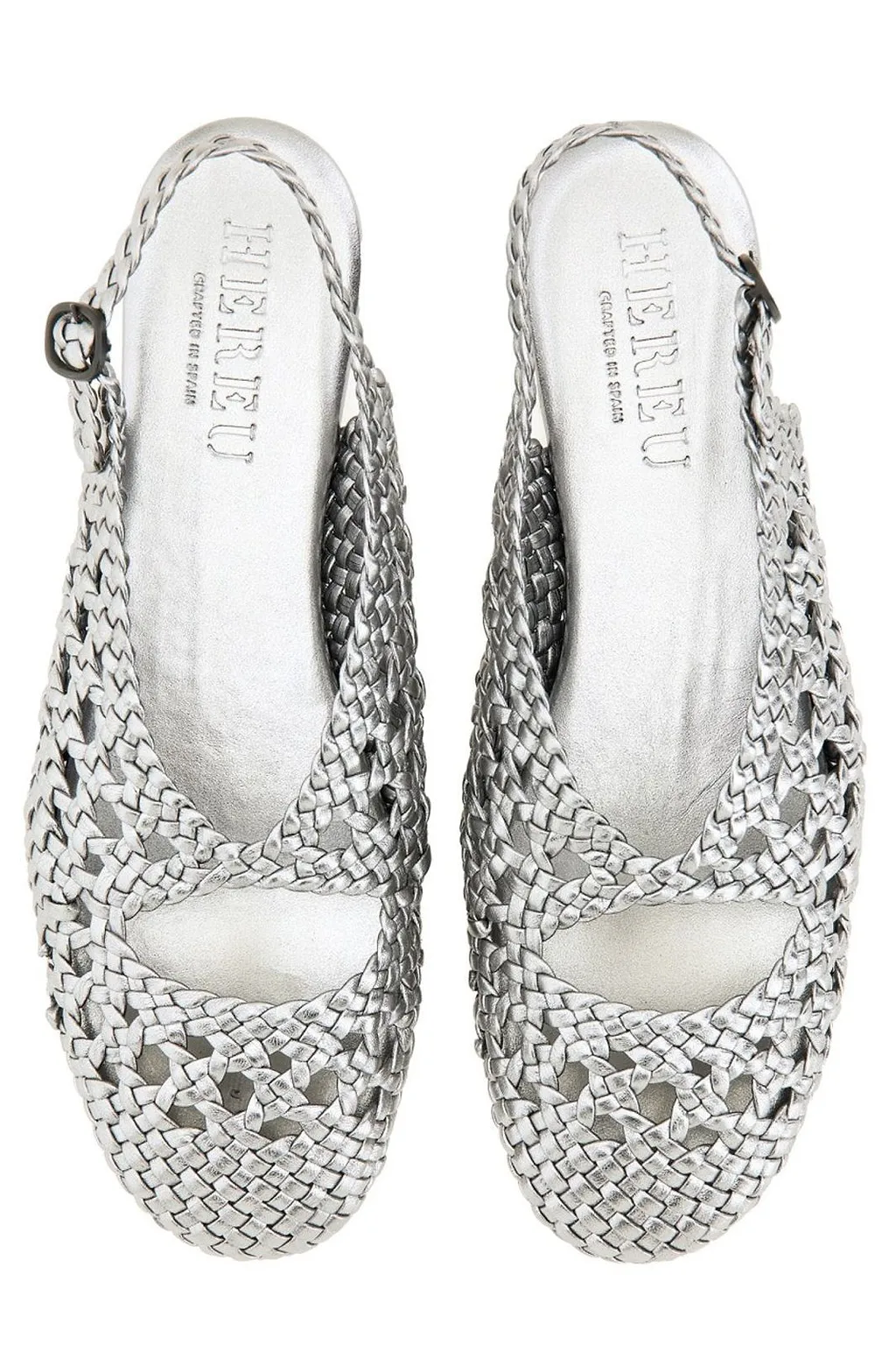 Hereu Slingback Braided Flat Shoes