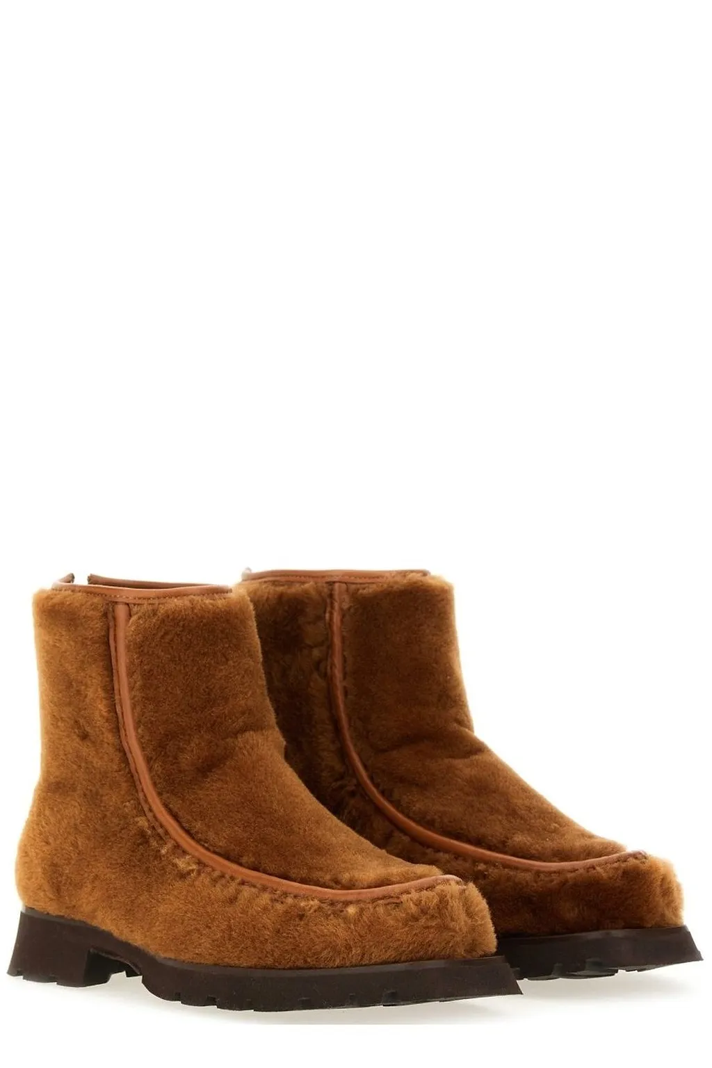 Hereu Zipped Flat Boots