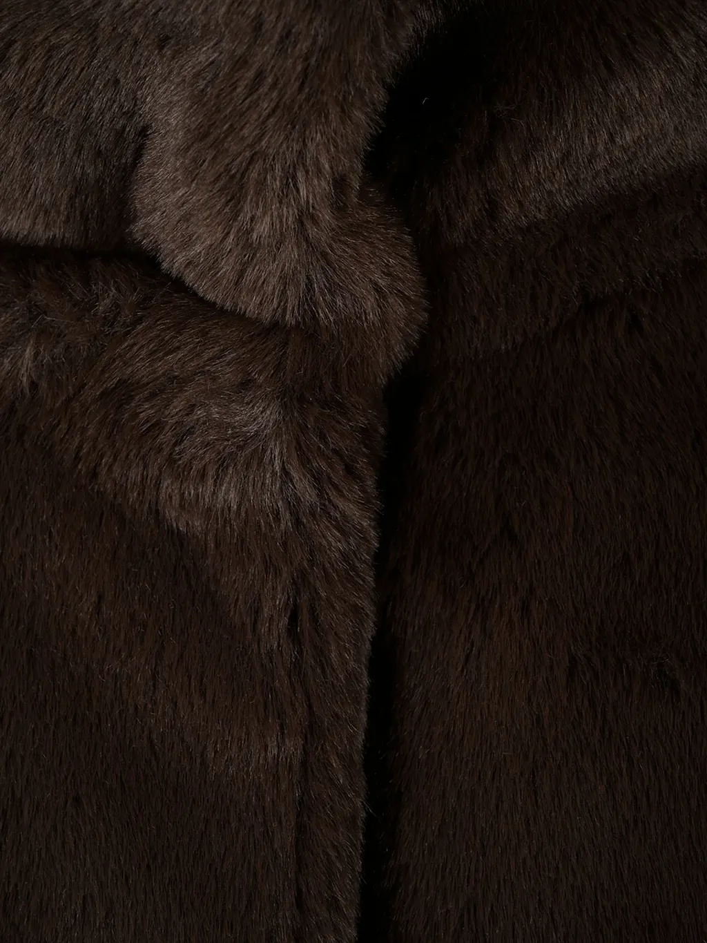 Herno Faux Fur Stand-Collar Coat