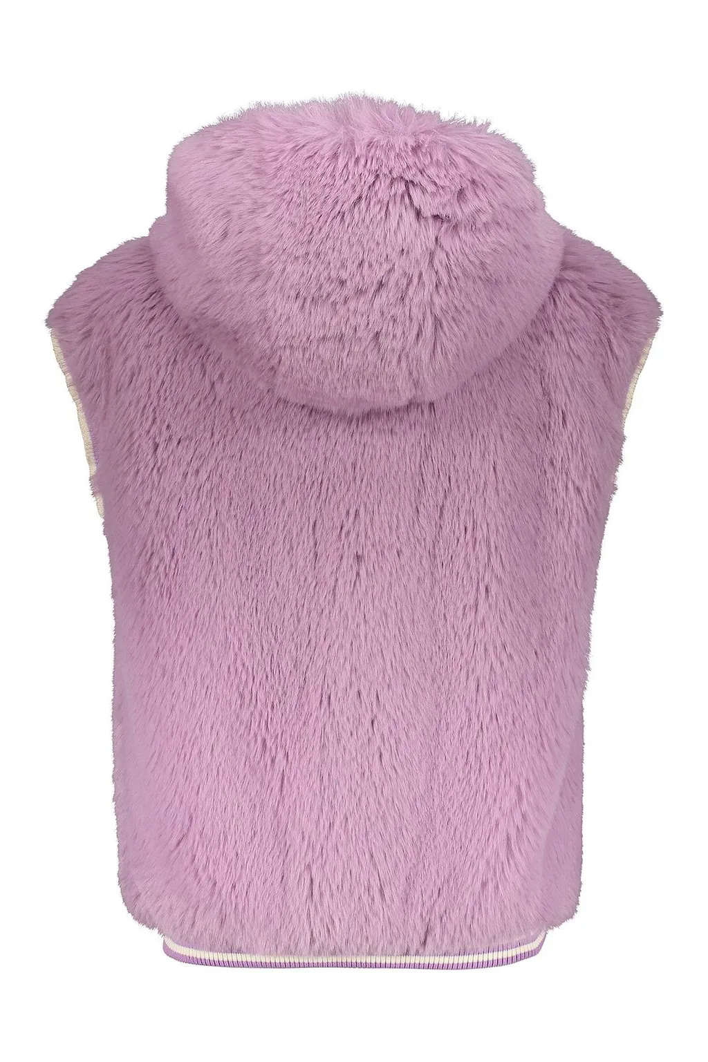 Herno Hooded Faux Fur Gilet