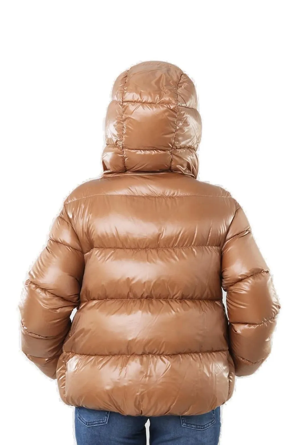 Herno Kids Logo-Plaque Zipped Puffer Jacket