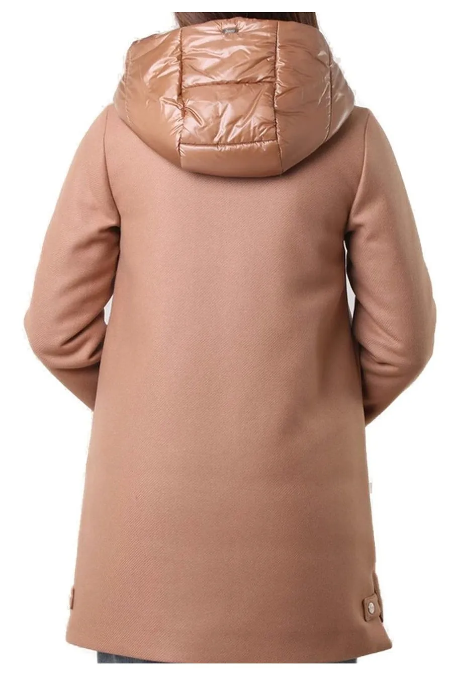 Herno Kids Panelled Hooded Coat