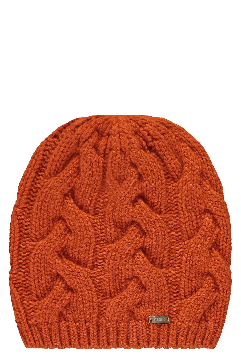 Herno Cable-Knit Beanie Hat