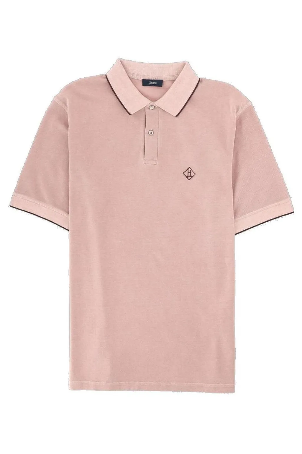 Herno Logo Trim Polo Shirt