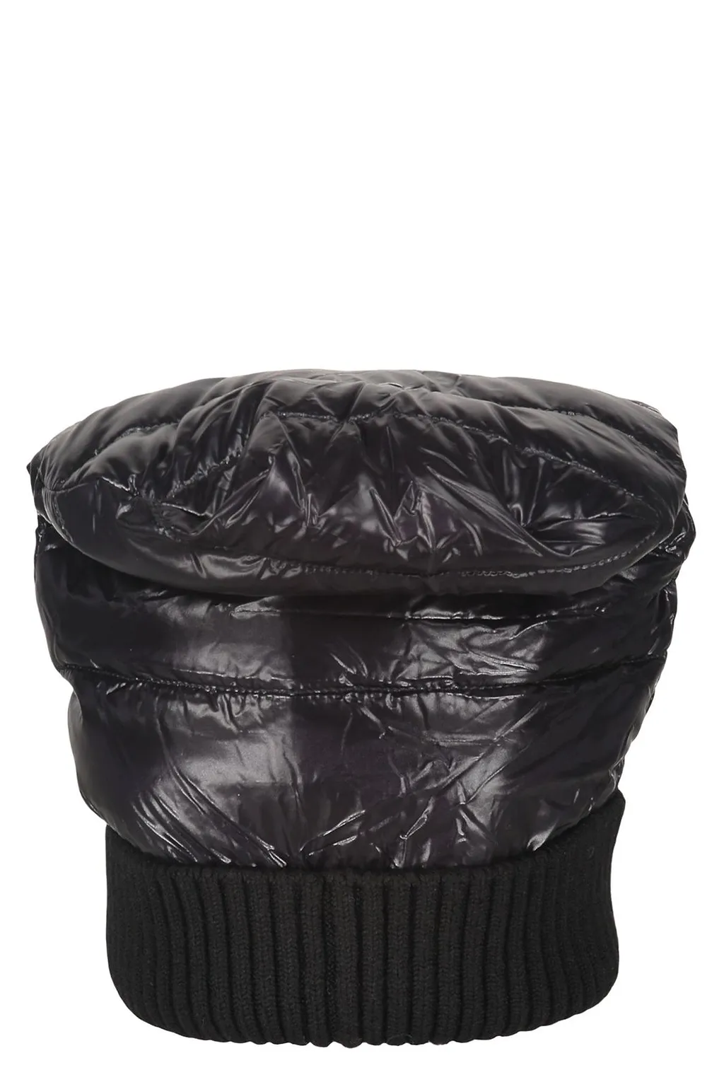 Herno Quilted Knit-Trim Hat