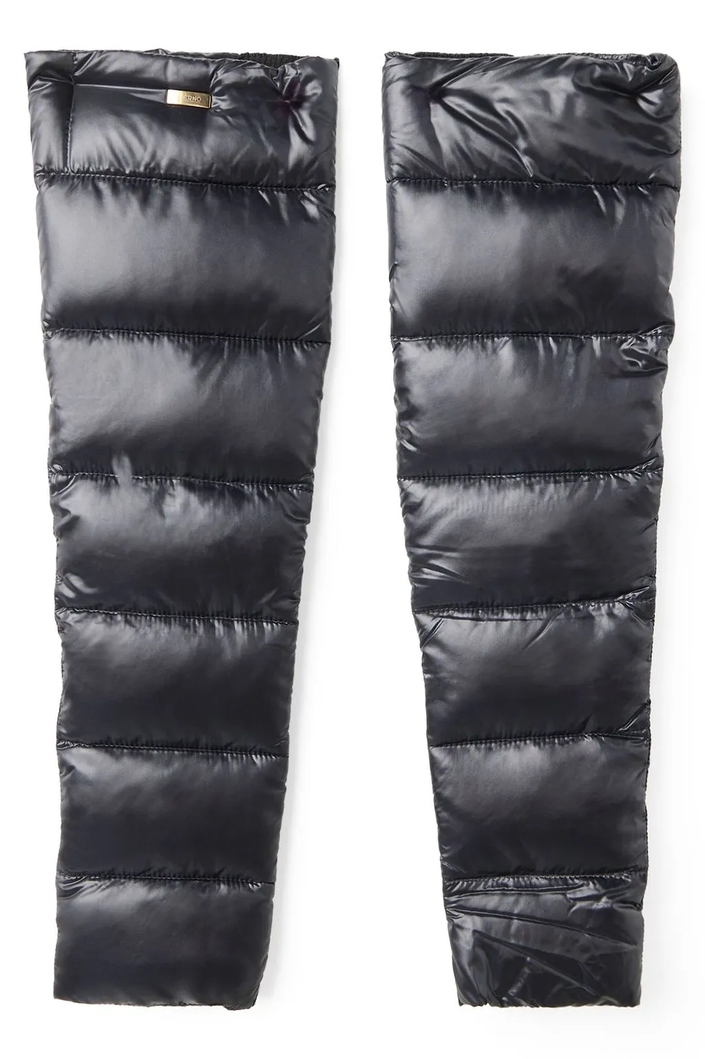 Herno Quilted Padded Glossy Gloves