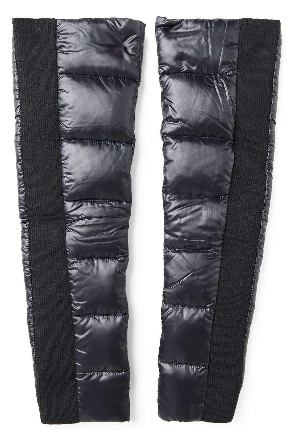 Herno Quilted Padded Glossy Gloves