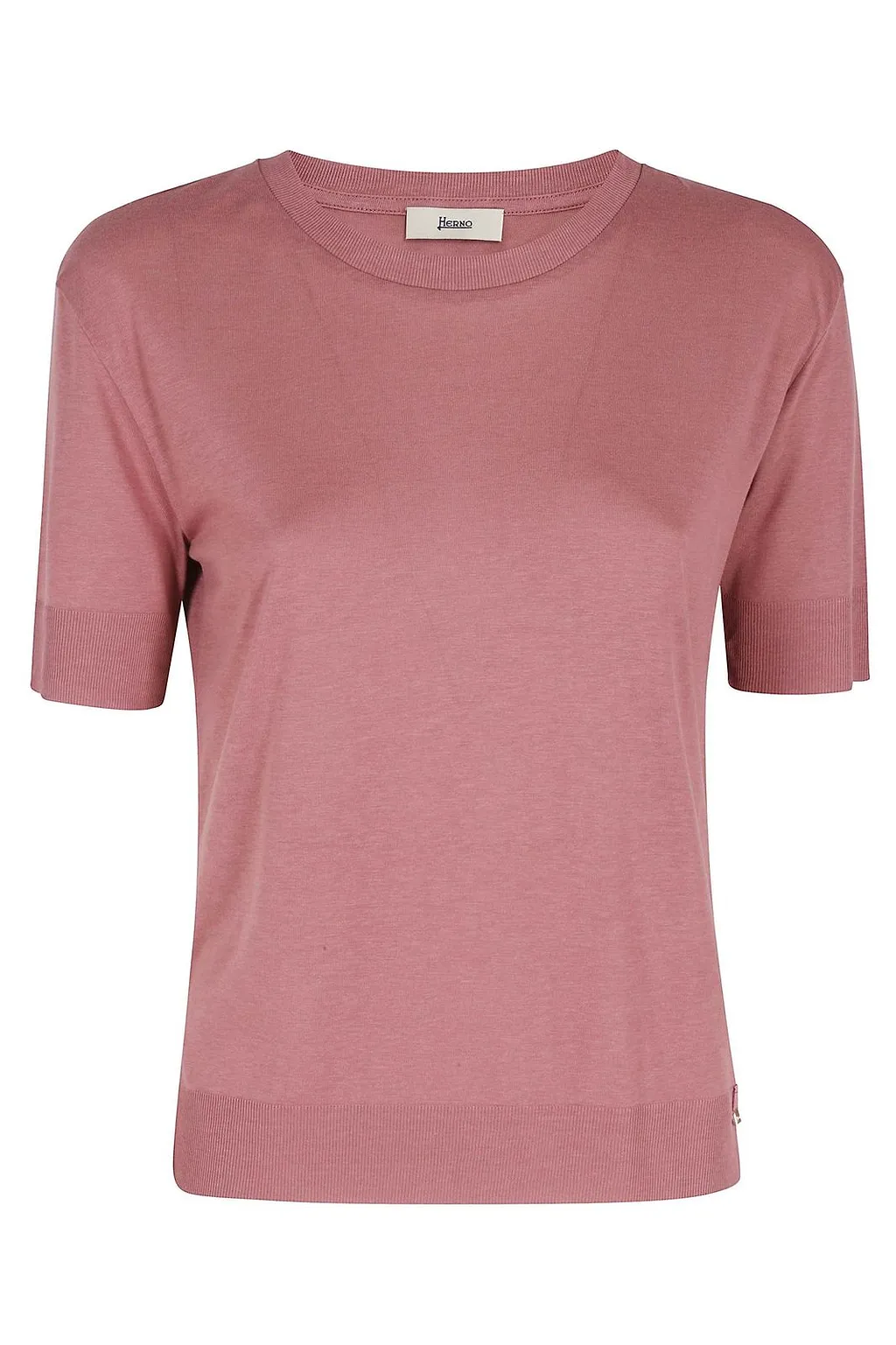 Herno Short-Sleeved Crewneck Knitted Jumper