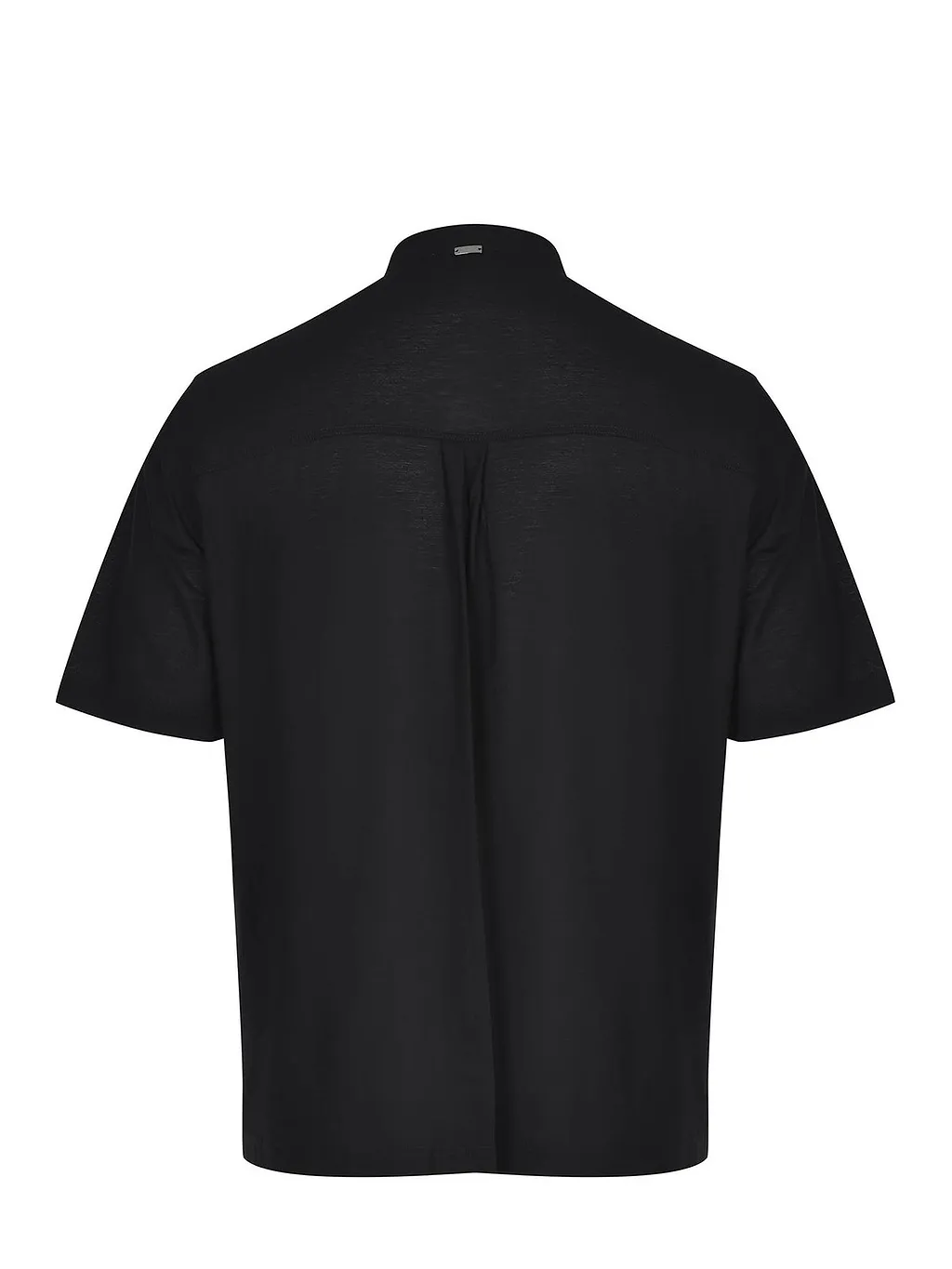 Herno Short-Sleeve Stand-Collar Polo Shirt
