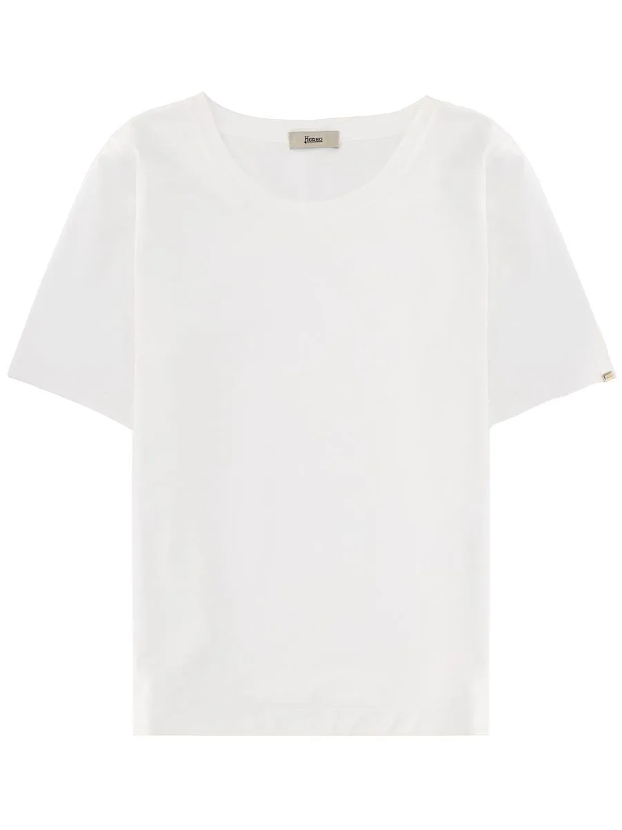 Herno Short-Sleeved Round-Neck T-Shirt