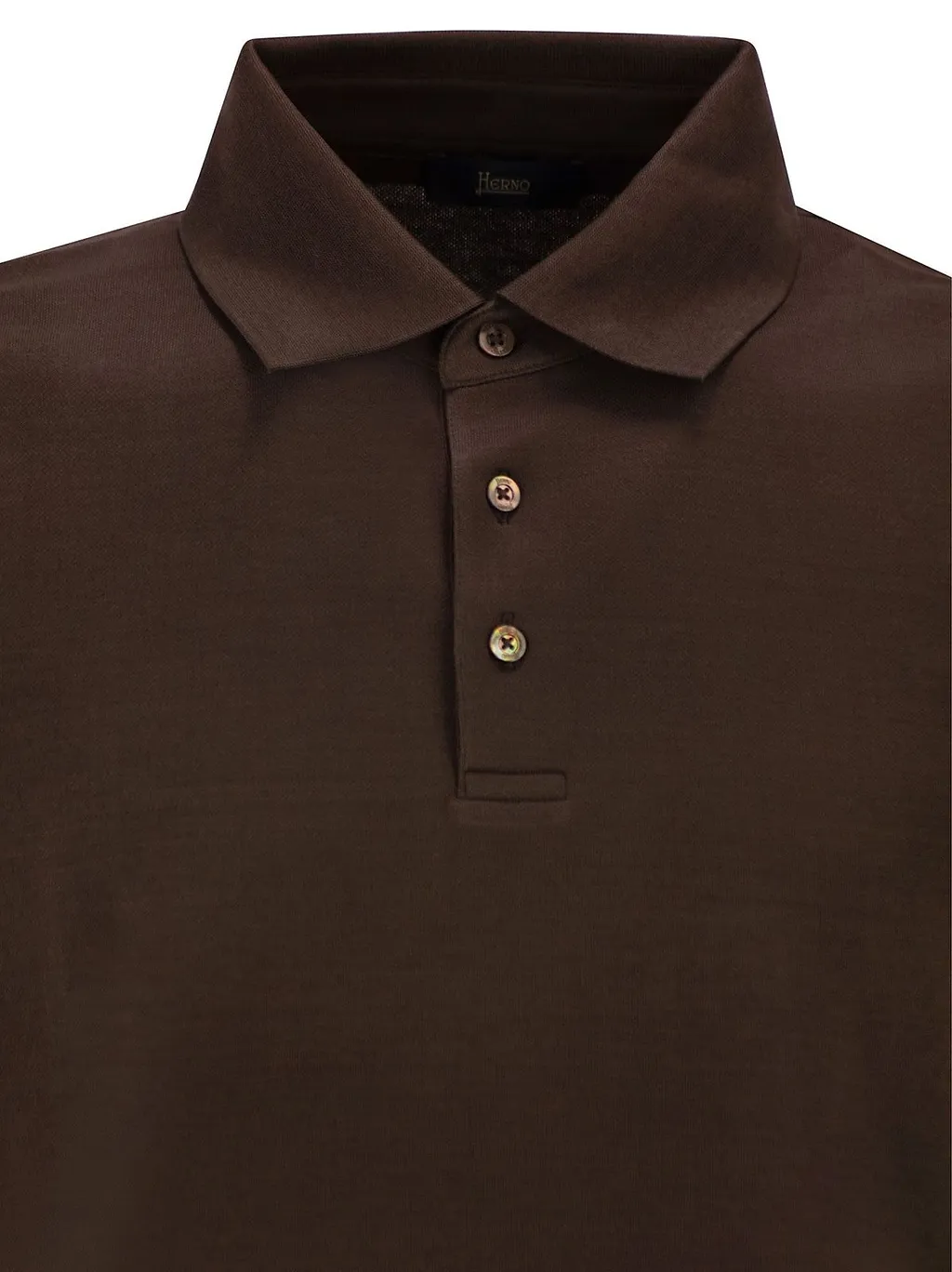 Herno Short-Sleeved Knitted Polo Shirt