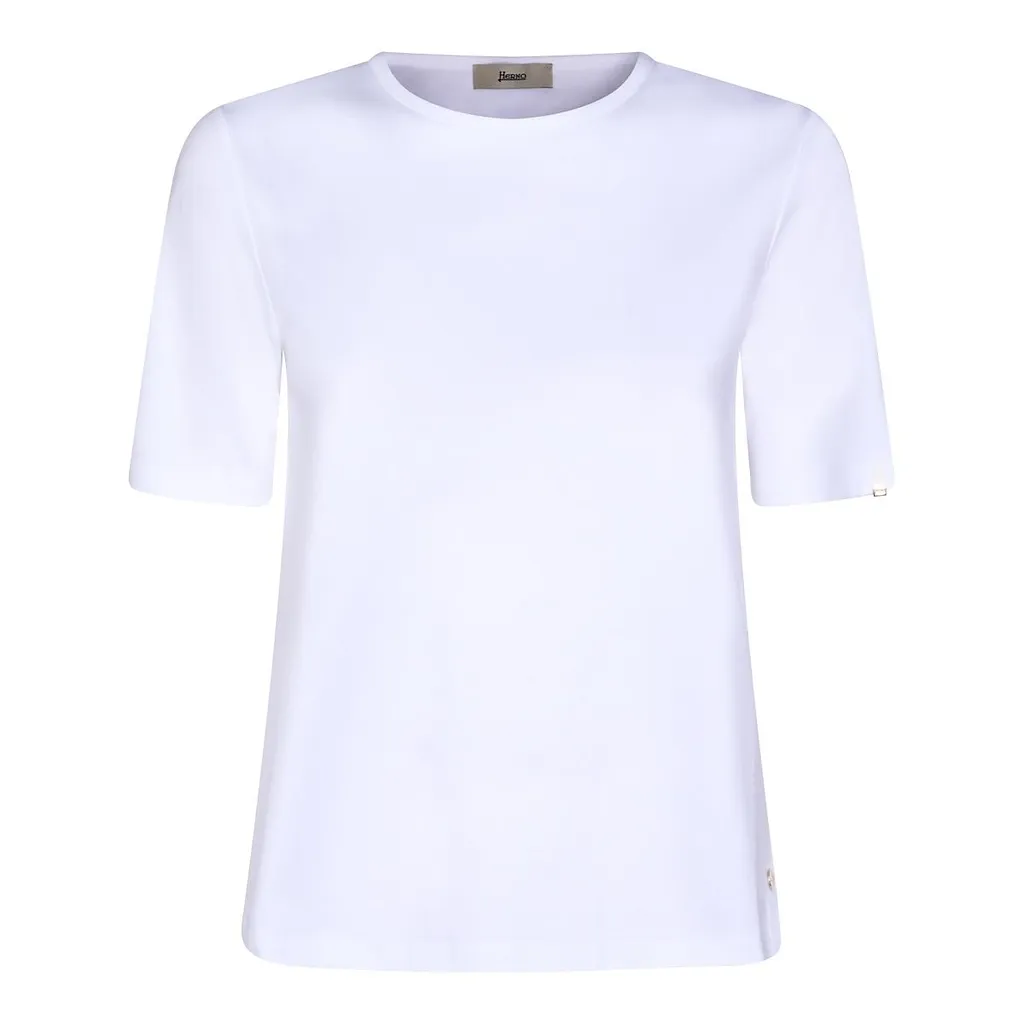 Herno Side Slits Button T-Shirt