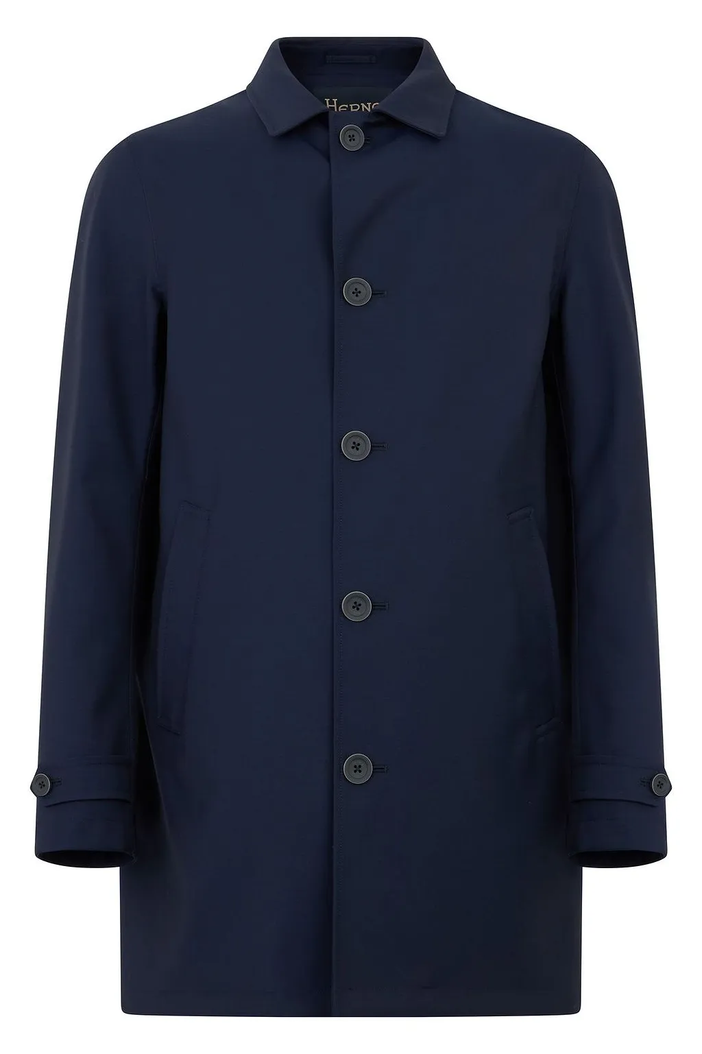 Herno Single-Breasted Buttoned Coat