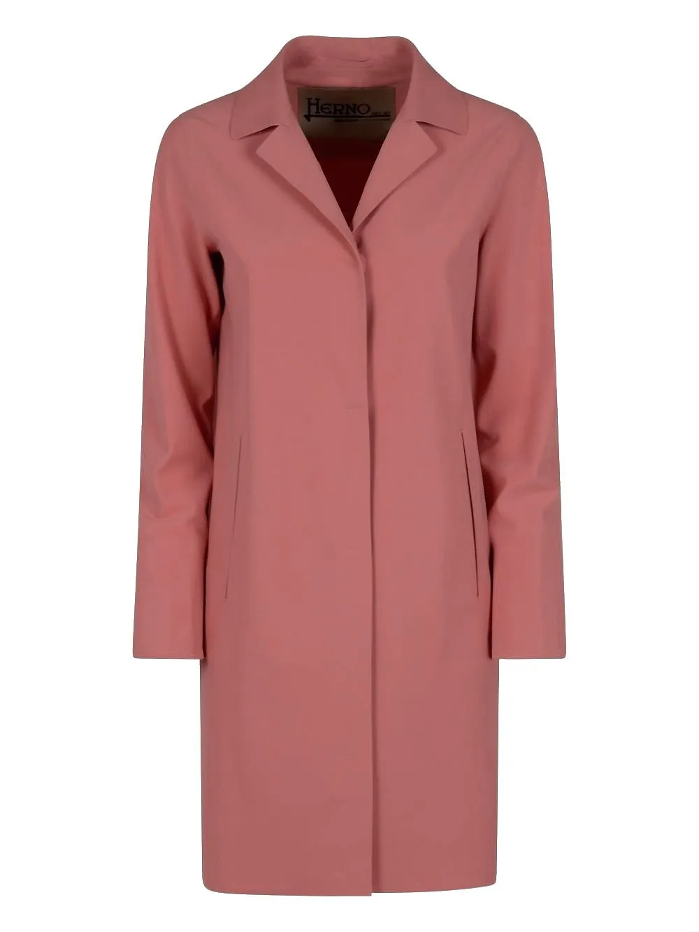 Herno Single-Breasted Long-Sleeved Coat