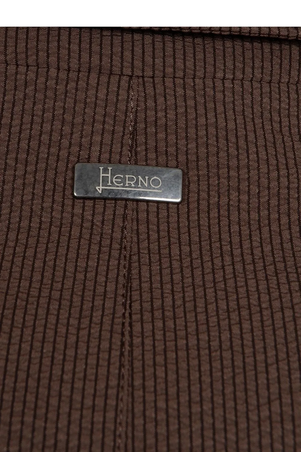 Herno Single-Breasted Seersucker Blazer