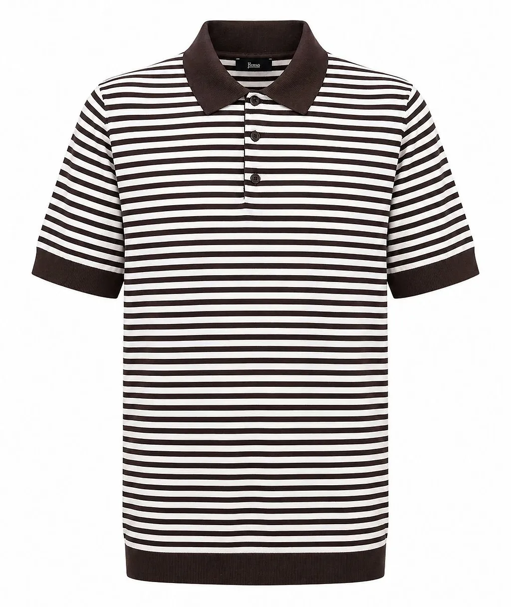 Herno Striped Polo Shirt
