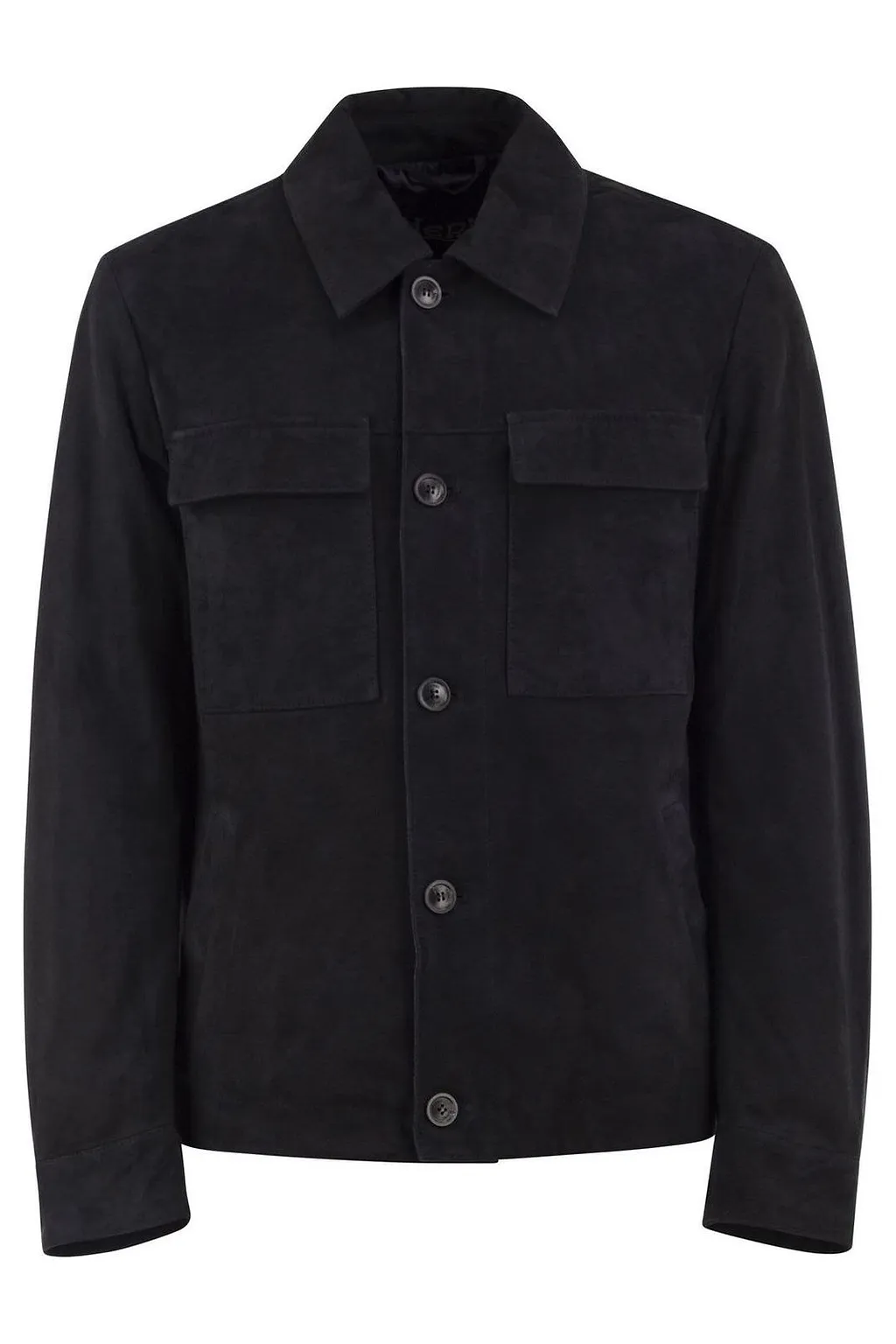 Herno Suede Shirt Jacket