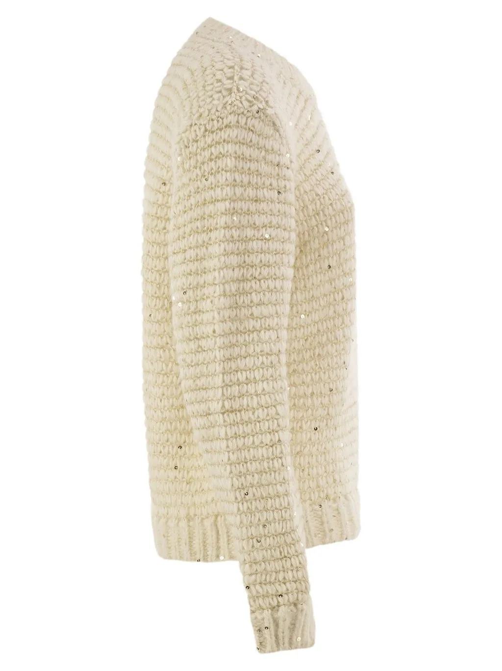 Herno Textured Sequin Knitted Sweater