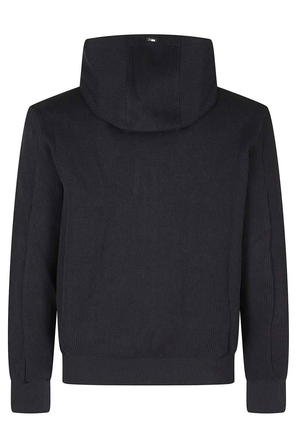 Herno Textured Zip-Up Drawstring Hooded Jacket