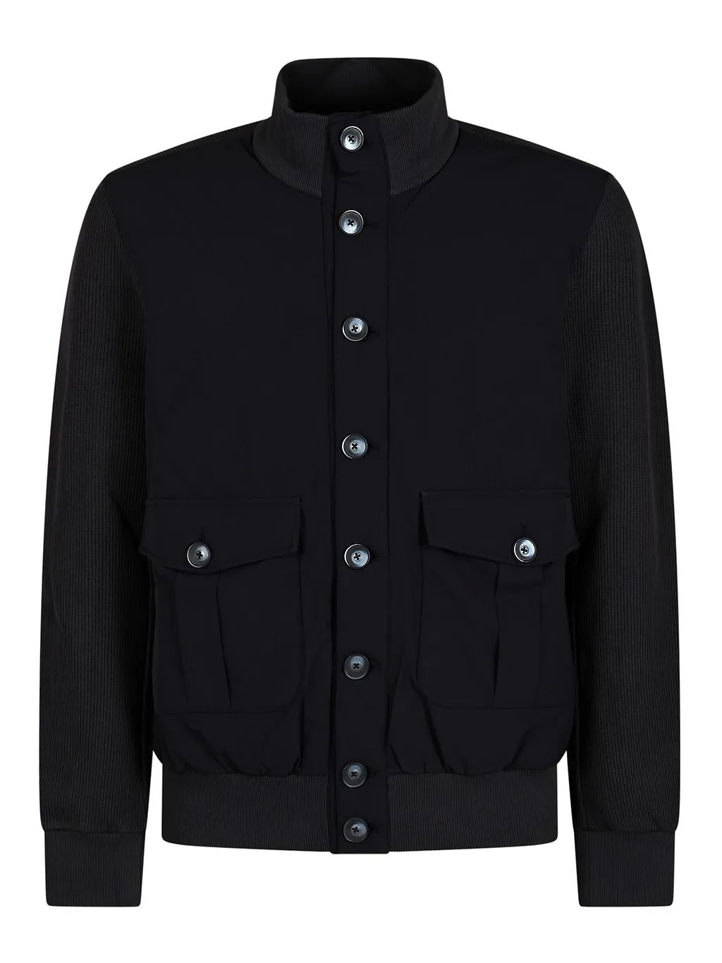 Herno Turtleneck Button-Up Jacket