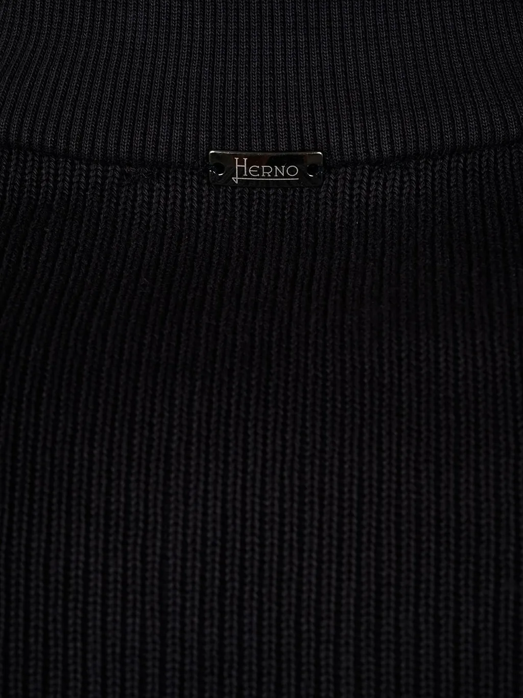 Herno Turtleneck Button-Up Jacket