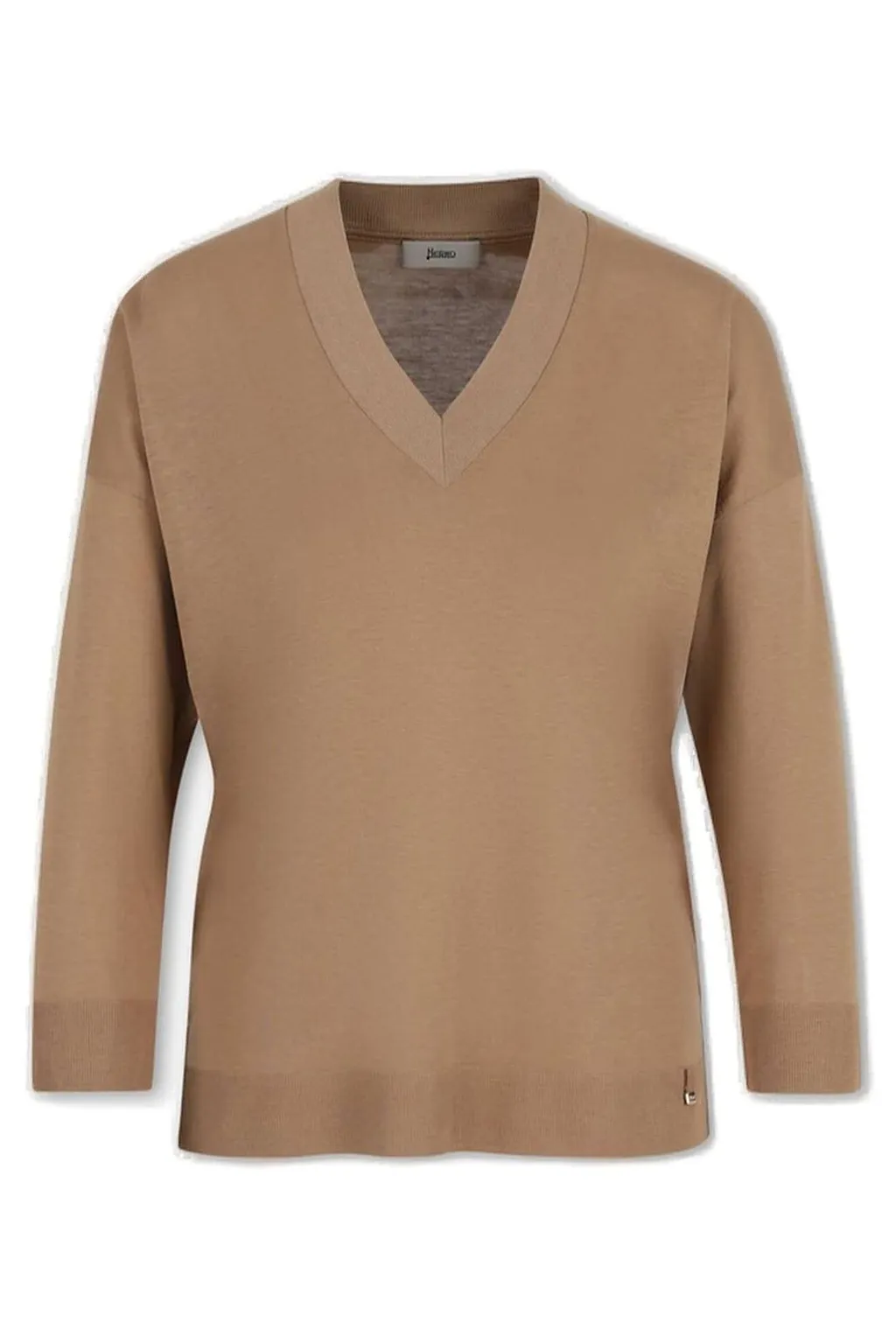 Herno V-Neck Knitted Jumper