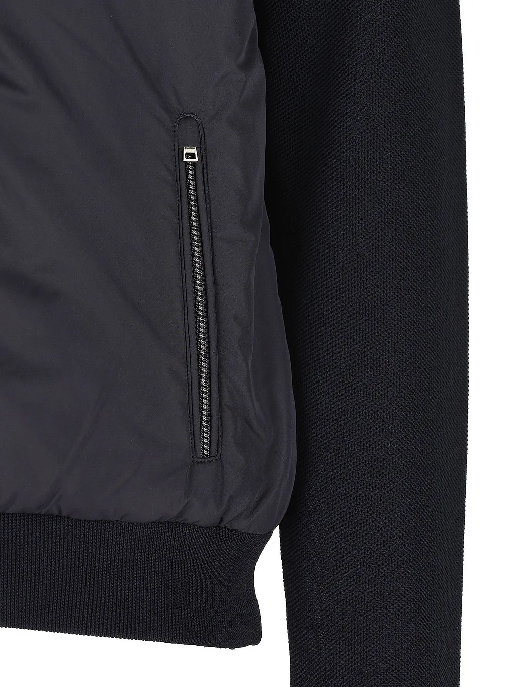 Herno Zip-Up Hooded Drawstring Jacket