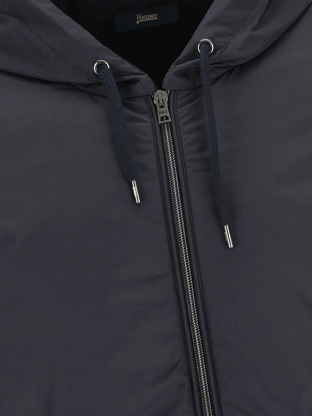 Herno Zip-Up Hooded Drawstring Jacket