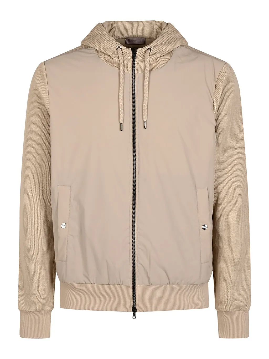 Herno Zip-Up Hooded Sweater