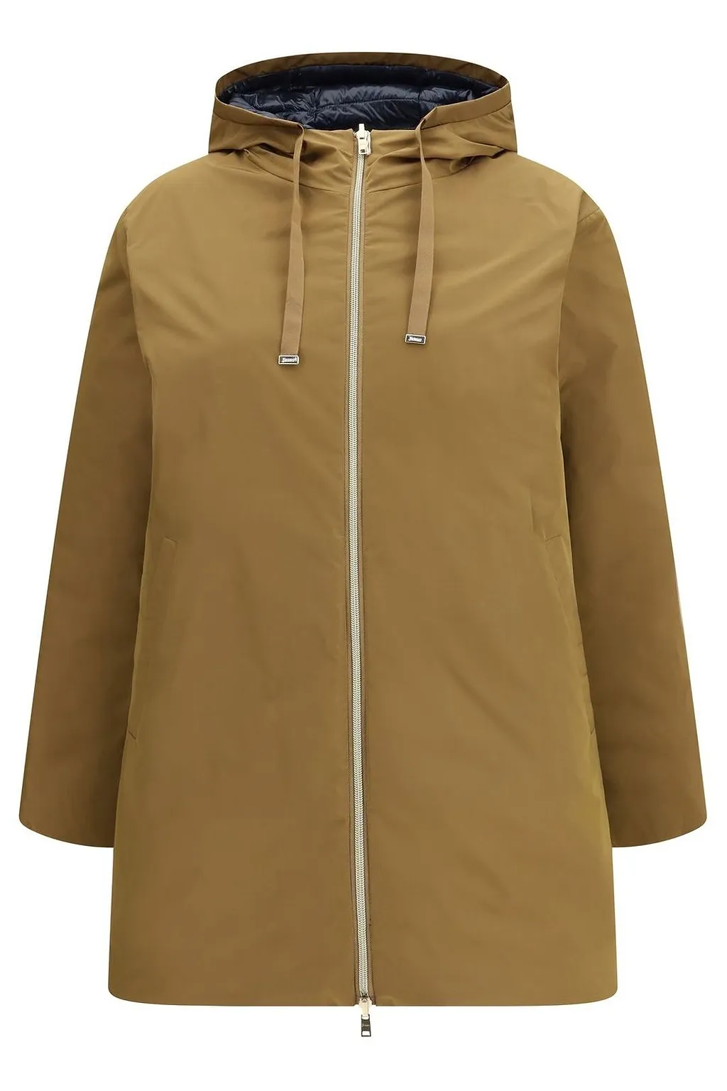 Herno Zip-Up Reversible Hooded Coat