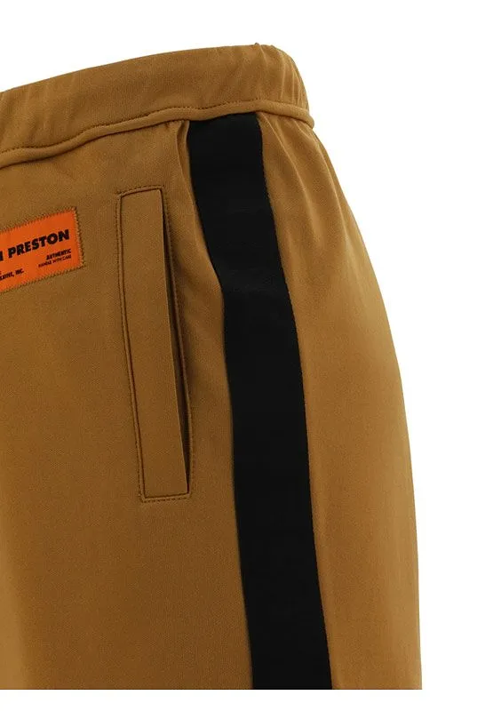 Heron Preston Logo-Patch Striped-Trim Deck Shorts
