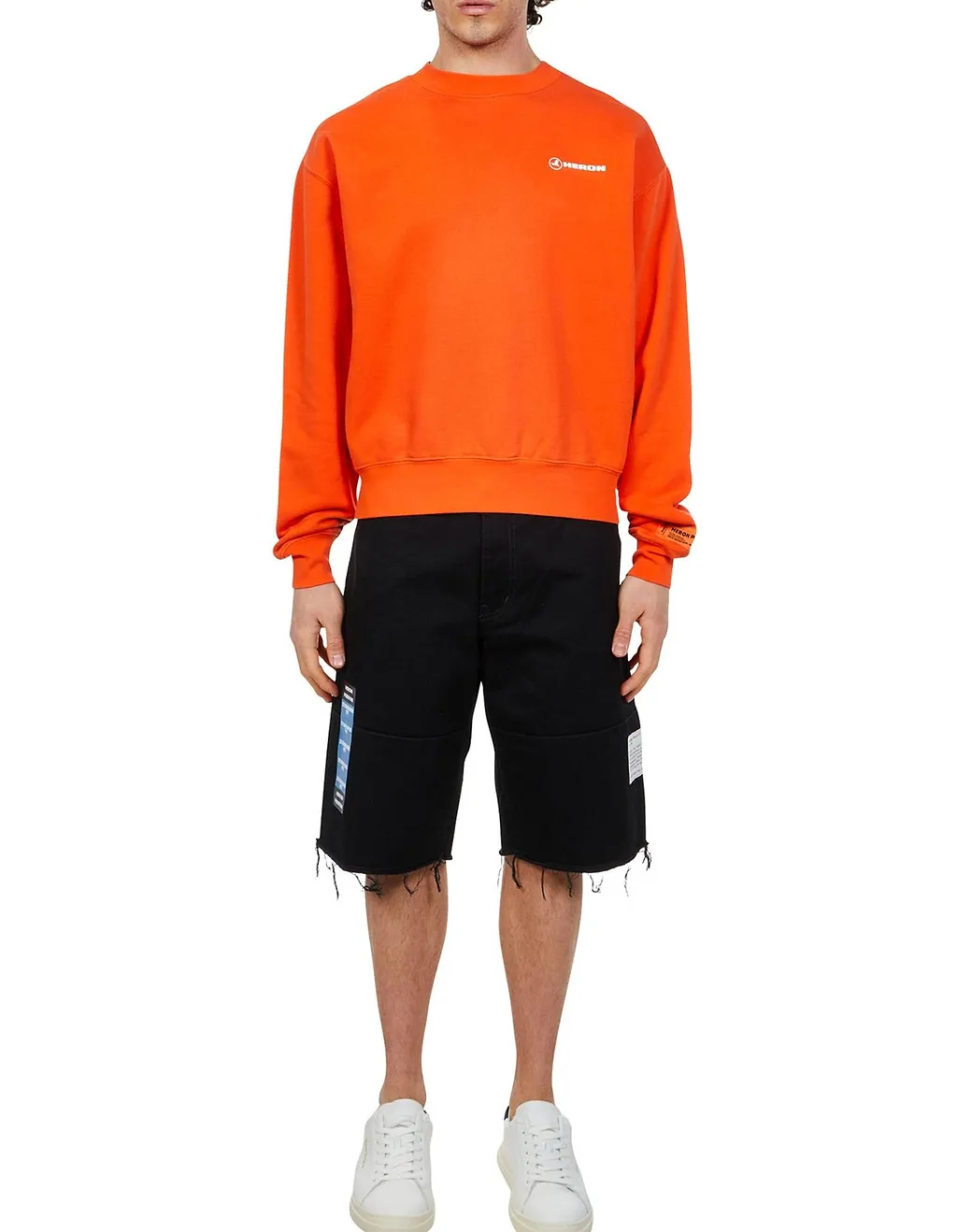 Heron Preston Logo Print Crewneck Sweatshirt