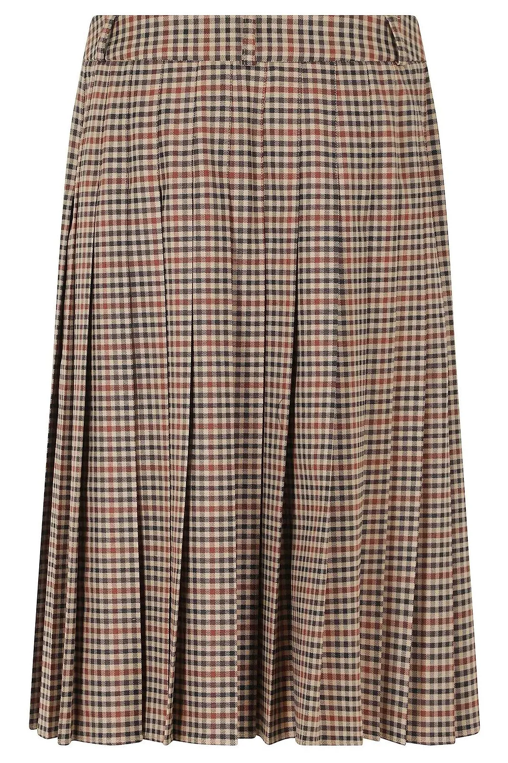 Albert Checked Pleated Skirt