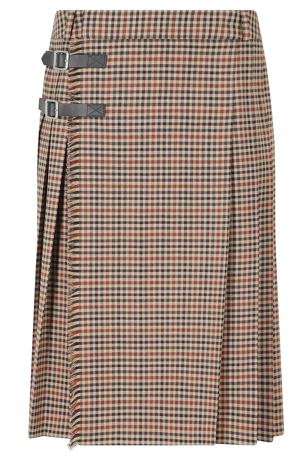 Albert Checked Pleated Skirt
