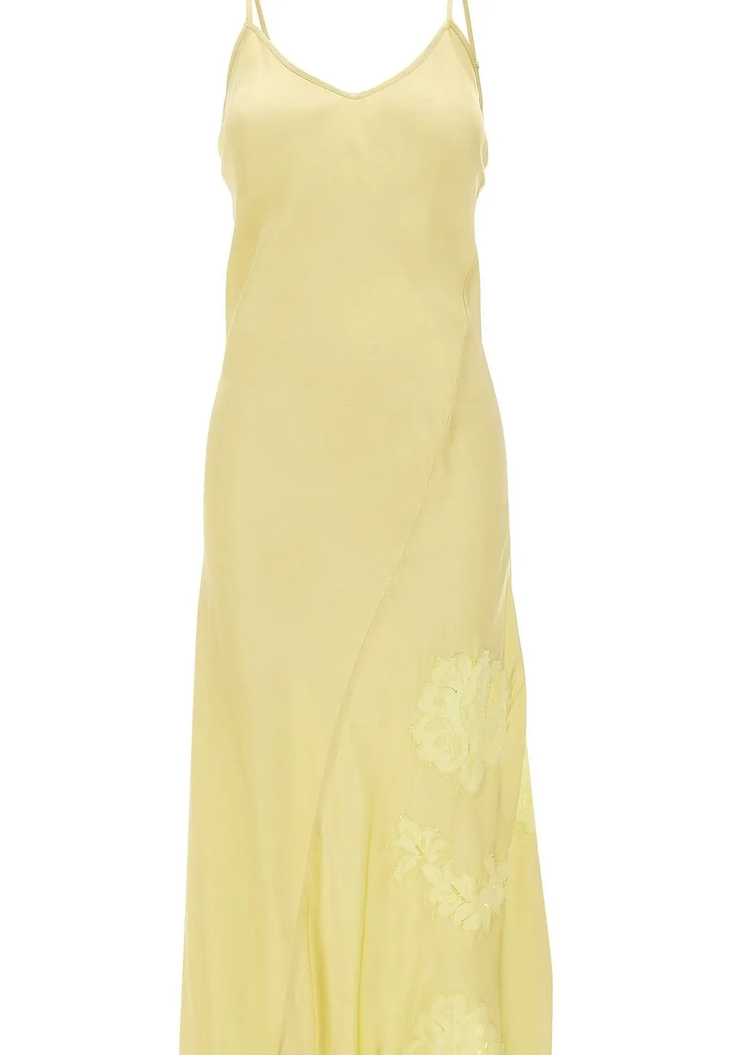 Isla Lace-Insert Slip Dress