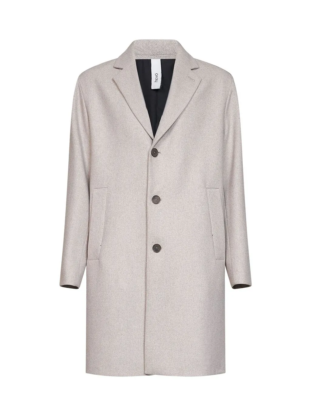 Hevo Cassano Single-Breasted Coat