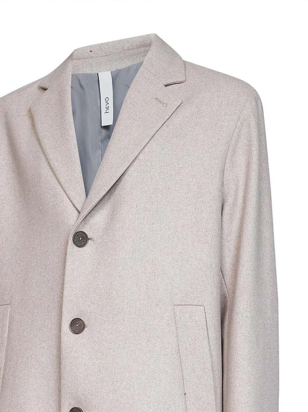 Hevo Cassano Single-Breasted Coat