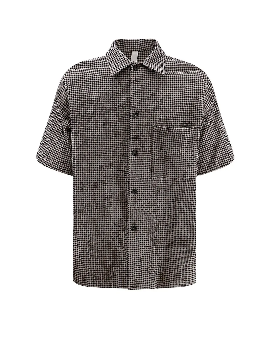 Hevo Novolicq Short-Sleeve Checked Shirt