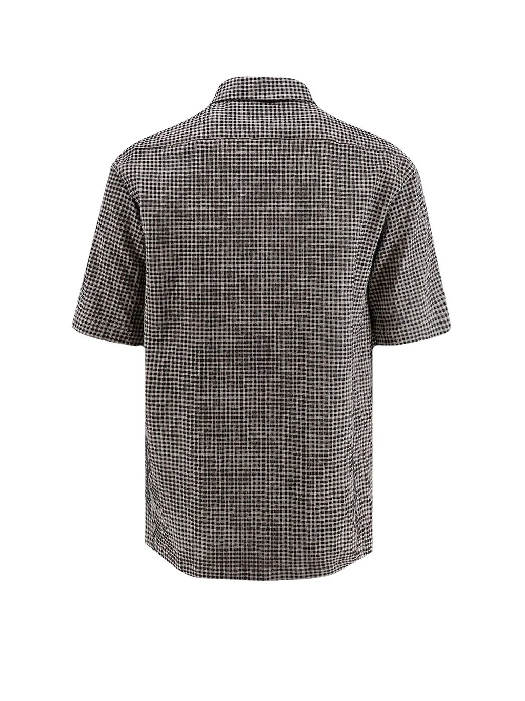 Hevo Novolicq Short-Sleeve Checked Shirt