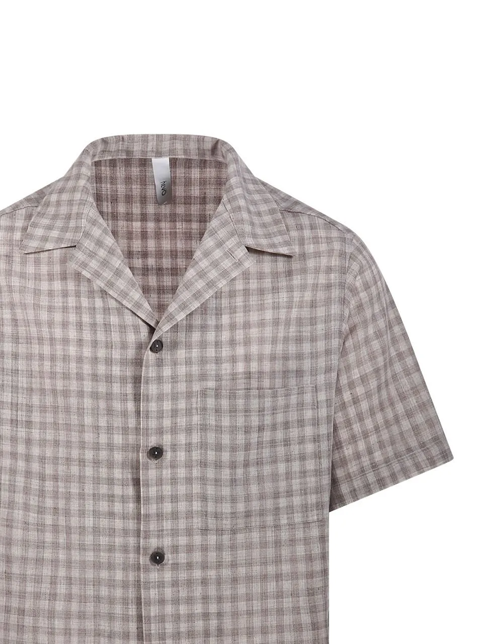 Hevo Novolicq Checked Short-Sleeve Shirt
