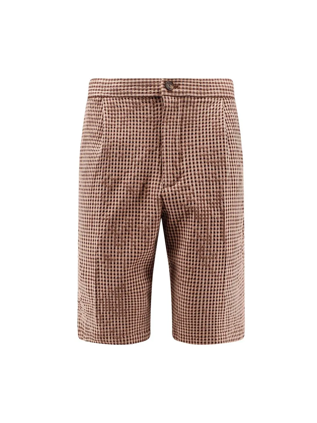 Torrelapillo Checked Wide-Leg Shorts
