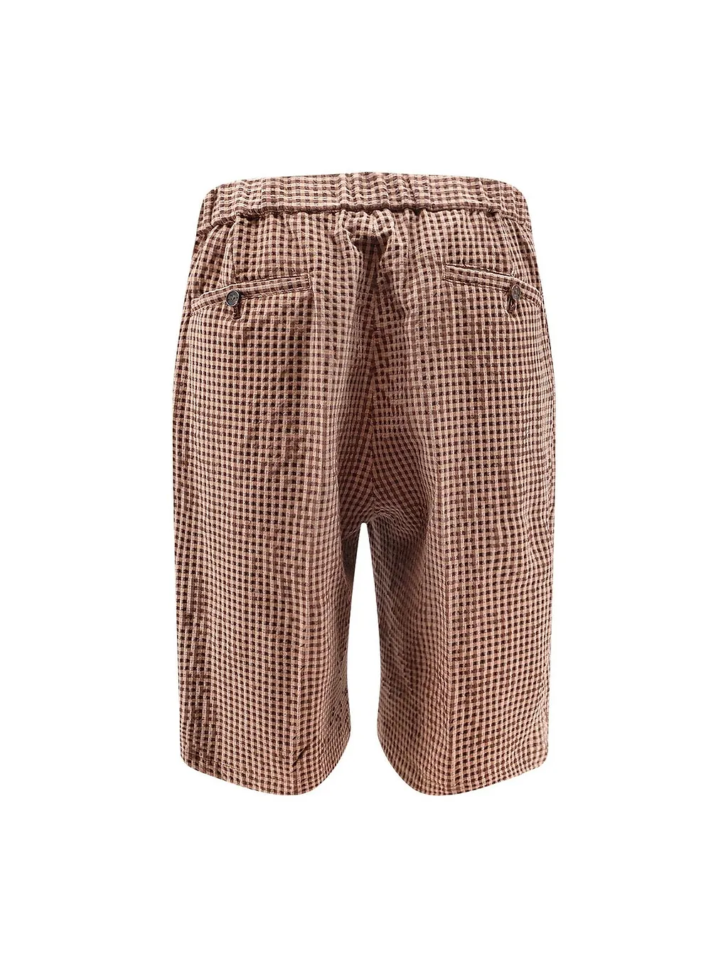 Torrelapillo Checked Wide-Leg Shorts