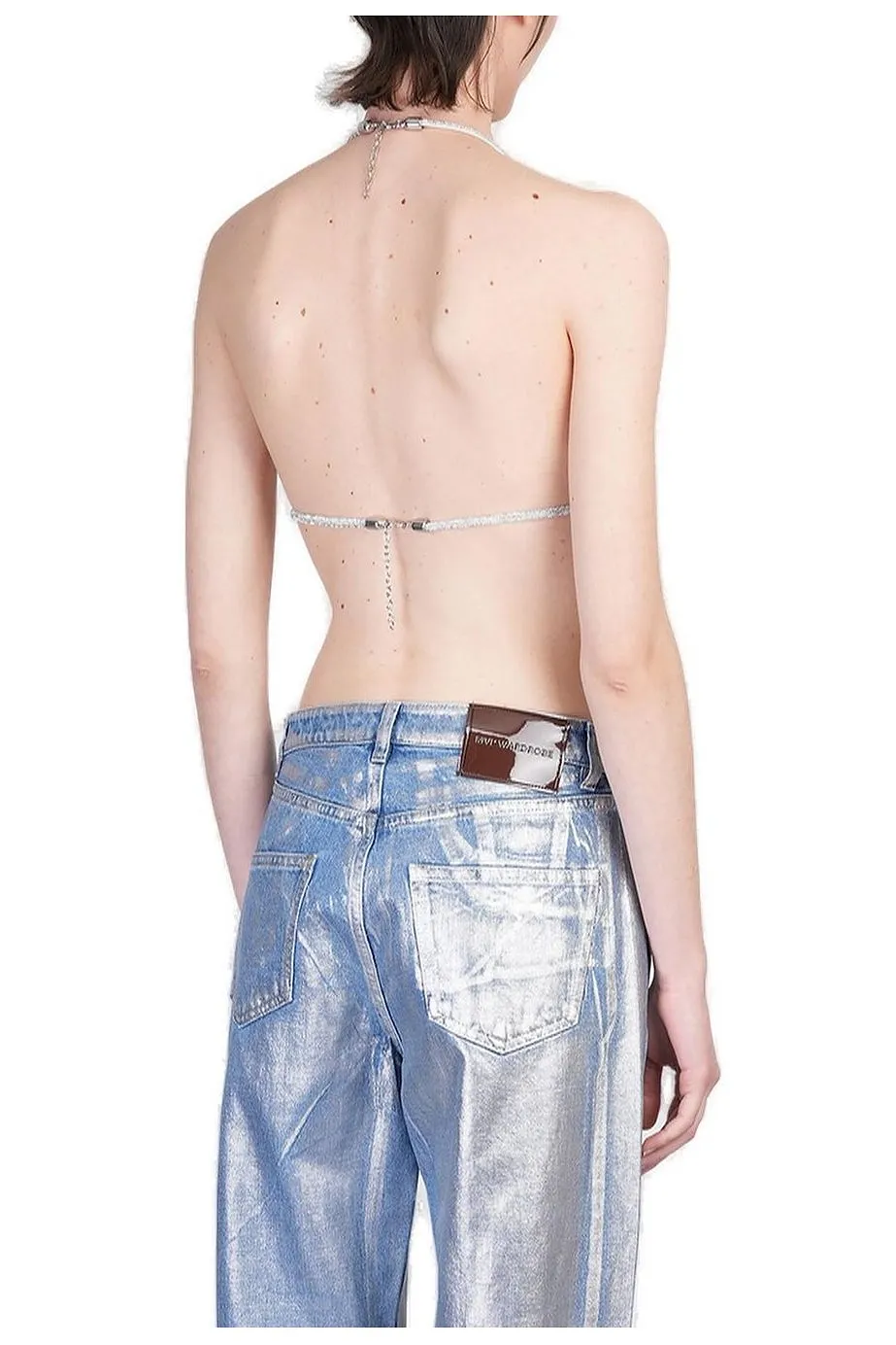 Embellished Cropped Top